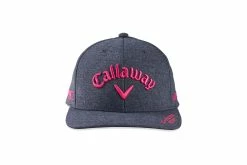 Callaway Tour Performance Pro Golf Cap 5222053 -Golf Clothing Sales Shop 5222053 HW CG TA PERFORMANCE PRO ADJ HEATHER GREY PINK 22 FRONT