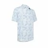 Callaway Geo Print Golf Shirt CGKSC0A2 -Golf Clothing Sales Shop CGKSC0A2 100 FRONT scaled 1