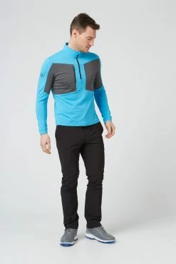 Callaway Aquapel Mixed Media 1/2-Zip Golf Sweater CGKFC004 -Golf Clothing Sales Shop Callaway Aquapel Mixed Media 1 2 Zip Golf Sweater CGKFC004 0