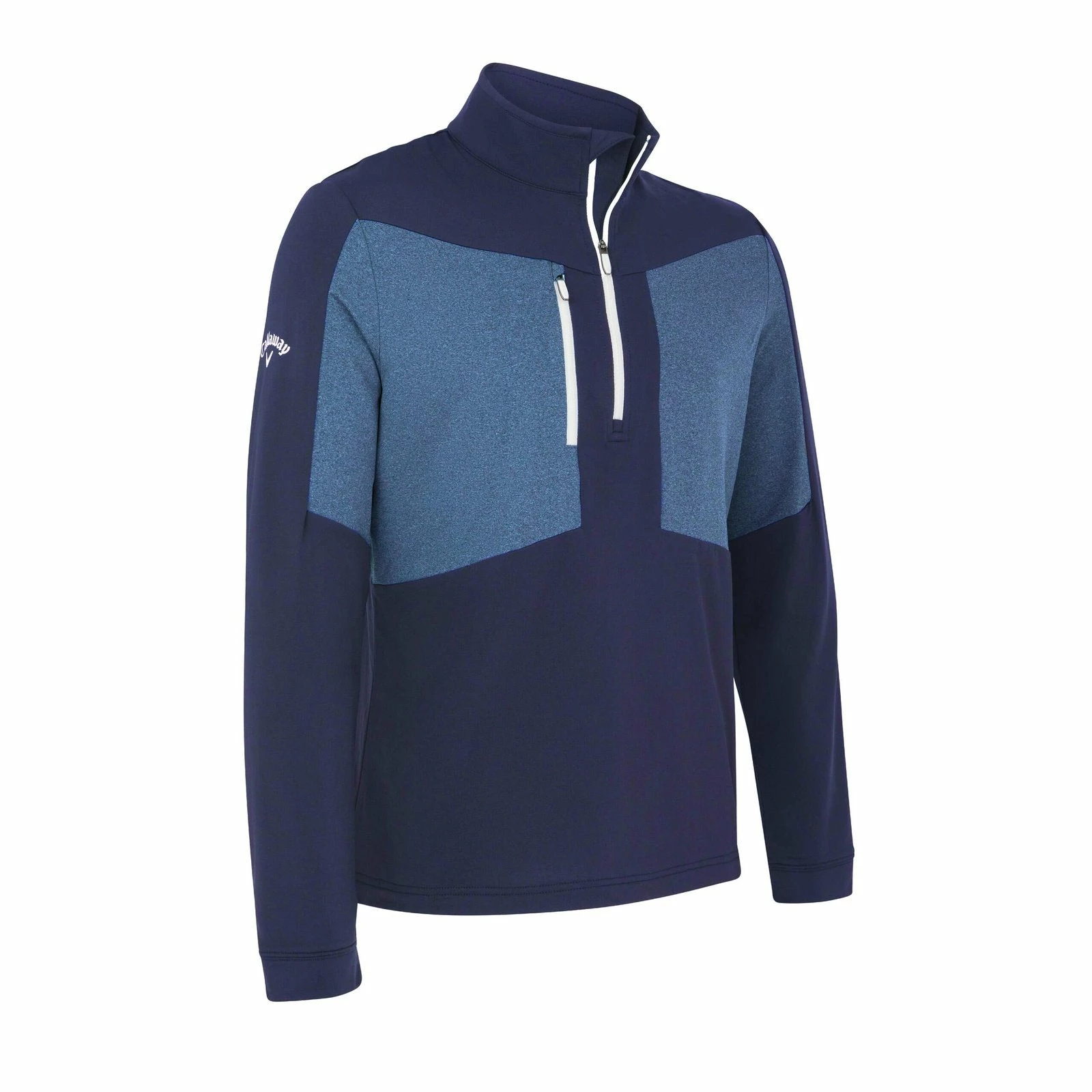 Callaway Aquapel Mixed Media 1/2 Zip Golf Sweater CGKFC004 3 Callaway Aquapel Mixed Media 1/2 Zip Golf Sweater CGKFC004