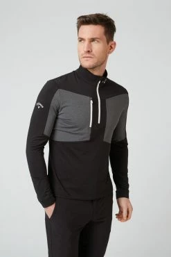 Callaway Aquapel Mixed Media 1/2 Zip Golf Sweater CGKFC004 9 Callaway Aquapel Mixed Media 1/2 Zip Golf Sweater CGKFC004 -Golf Clothing Sales Shop Callaway Aquapel Mixed Media 1 2 Zip Golf Sweater CGKFC004 9