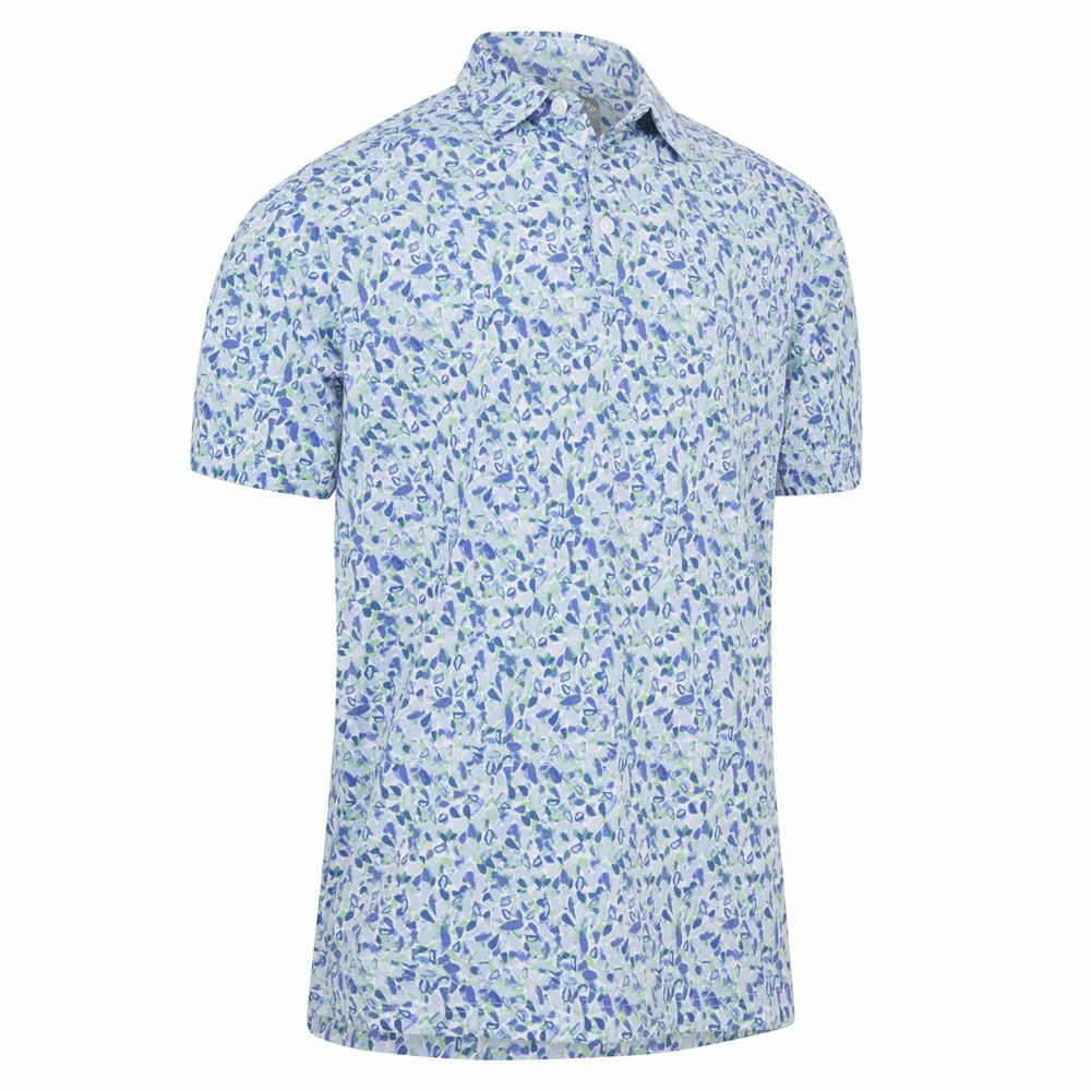 Callaway Filtered Floral Print Golf Polo Shirt CGKSC0B1 3 Callaway Filtered Floral Print Golf Polo Shirt CGKSC0B1