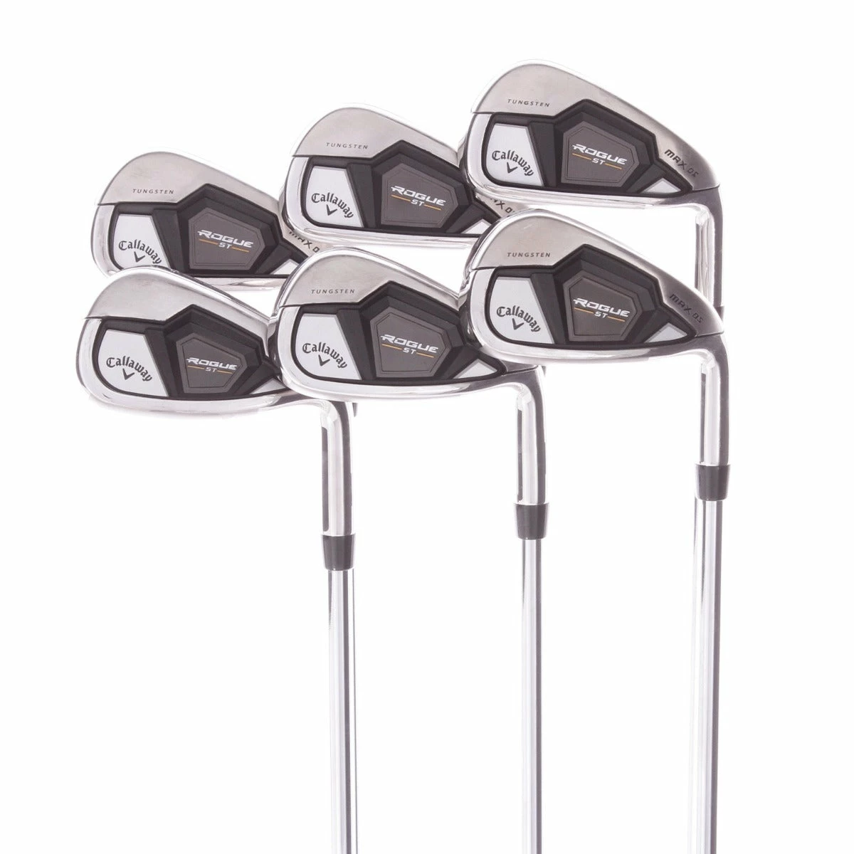 Callaway ROGUE ST MAX OS Steel Men's Right Hand Irons 5-PW Stiff - TRUE TEMPER ELEVATE MPH 3 Callaway ROGUE ST MAX OS Steel Men's Right Hand Irons 5-PW Stiff - TRUE TEMPER ELEVATE MPH