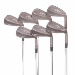 Callaway Apex MB Raw Finish Steel Men's Right Hand Irons 4-PW Stiff - Project X 6.0