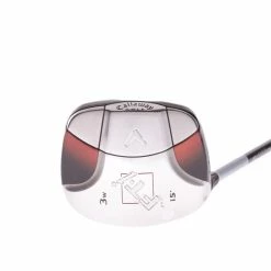Callaway FTI Graphite Men's Left Hand Fairway 3 Wood 15 Degree Regular - Fujikura Fit On -Golf Clothing Sales Shop sh hc21662b