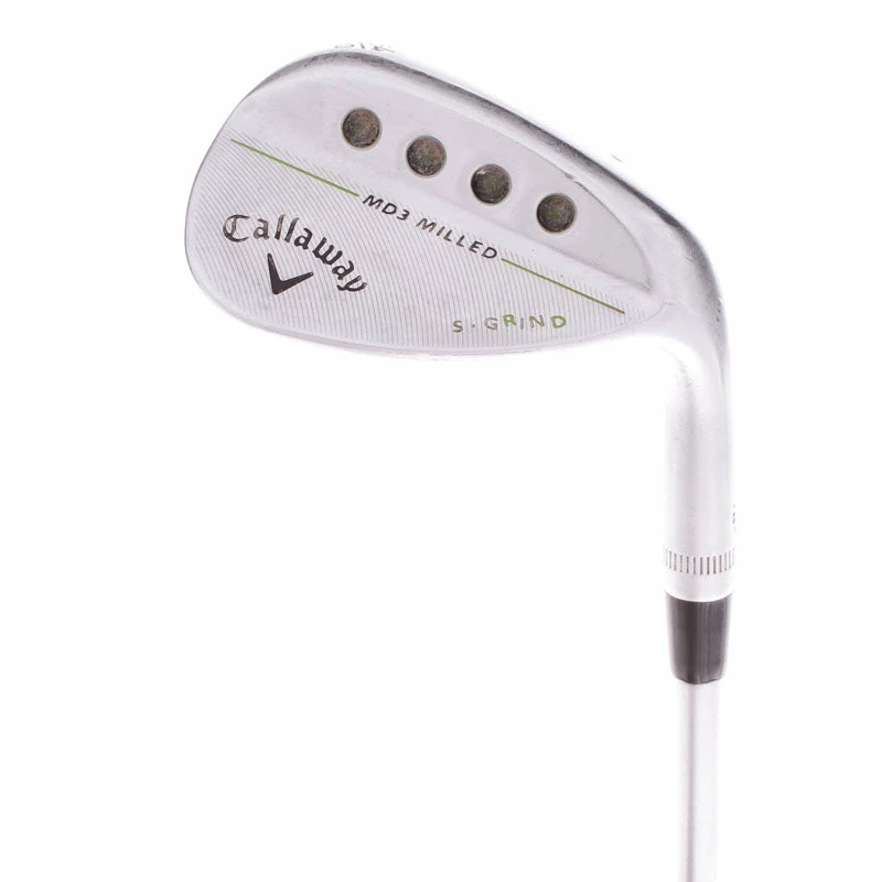 Callaway MD3 Milled Chrome S Grind Steel Men's Right Hand Gap Wedge 54 Degree 10 Bounce Stiff - KBS Tour C Taper 120 3 Callaway MD3 Milled Chrome S Grind Steel Men's Right Hand Gap Wedge 54 Degree 10 Bounce Stiff - KBS Tour C Taper 120